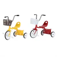 在飛比找蝦皮購物優惠-三輪車玩具金屬模型精美裝飾微型櫥櫃貨架