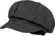 [Generic] Classic Style Beret Newsboy Cap Beanie Hat for Women Black