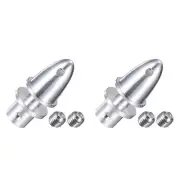 2PCS 4mm RC Airplane Spinners Fastening Propeller Adapter with 4 Machine Screws