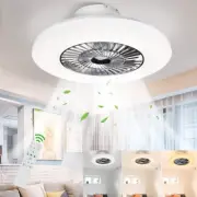 DLLT LED Remote Ceiling Fan with Light Kit-40W Modern Dimmable Ceiling Fan Light