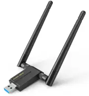 Wireless USB WiFi 6 Adapter 1800Mbps for PC 802.11ax 5 & 2.4Ghz w/High Gain 5dBi