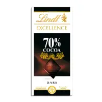 在飛比找momo購物網優惠-【Lindt 瑞士蓮】極醇系列70%巧克力片 100g(黑巧