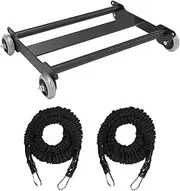 Perfeclan Ab Glute Machine Multipurpose Practical Leg Exercise Glute Training Glider Ab Glider Machine for Women Men Strength Training