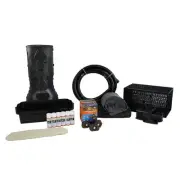 Savio Pond Free Kit MatrixBlox 10' x 50' EPDM Liner 10,000 GPH Pump - PMSB10