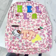Sanrio Kawii Hello Kitty Student Canvas Campus School Colorful Backpack NWOT!