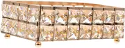 BIUDECO Luxury Crystal Makeup Skincare Organizer Tray for Vanity Perfume Holder