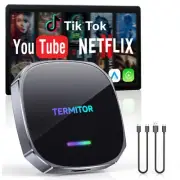 All New Wireless Carplay Adapter for iPhone, Supports Netflix/YouTube/TF Card...