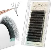 ANNAFRIS 5D Premade Fan W Shape Eyelash Extensions 0.07 C Curl 8-15mm Mix Volume Self Fanning False Lashes Makeup Supplies Professional Use Lash Extension(0.07 C, 8-15mm Mix)