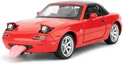 imtfzct 1/32 Mazda Miata MX-5 Model Car, Pull Back Toy Car with Sound and Light, Suitable for Children from 4-7 Years Toy Car, Collector's Model Car (Red)