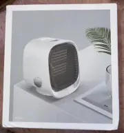 Mini USB Air Cooler Fan Desktop Air Conditioner with Night Light Water Cooling