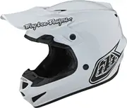 Troy Lee Designs SE4 PA Mono Motocross Helmet, white, Size S for Men
