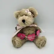 Boyds Teddy Bear A Mom Brings Joy To The Heart Head Bean 8” Plush