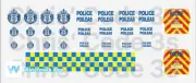 Code 3 Adhesive Vinyl Decal Suit Oxford Diecast 1/76 van - Scottish Police