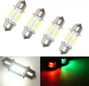 Augro Marine Led Replacement Bulb Boat Light Bulbs Super Bright 12 Volt 32 Mm Bulbs For Boat Navigation Lights Boat Anchor Light