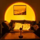 LED Night Light USB Sunset Red Projector Rainbow Sun Projection Atmosphere Desk