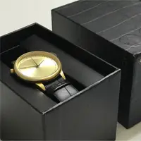 在飛比找蝦皮購物優惠-Komono 金面金殼 霧黑錶帶雅典復刻版 #情侶對錶#時尚