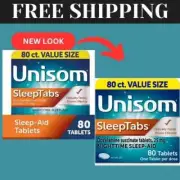 Sleeptabs, Nighttime Sleep-Aid, Doxylamine Succinate 80 Tablets