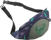 SHERCHPRY Cartoon Dinosaur Waist Pack for Kids Adjustable Belt Boys Girls School Bag Toddler Sling Backpack Sports Traveling