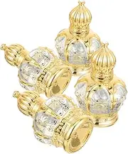 PAMINGONO 4pcs Essential Oil Bottles Small Perfume Roll Containers Leak Design for Home Office Salon Use for Storing Perfume and Liquids
