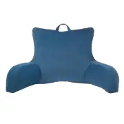 Klear Vu Velour Reading Pillow Bed Back Rest Pillow with Arms and Pockets for...