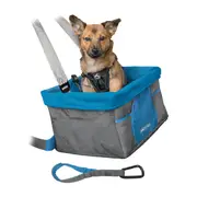 Kurgo Heather Booster Seat Charcoal Blue