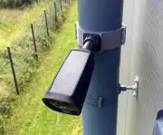 Eufy camera mount for 120mm rainwater pipe for Eufy S330 solar