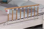 Foldable Elderly Bed Guard Rails Aluminum Alloy Portable Railing Adults Assist Handle Handicap Bed Railing Hospital Metal Grip Bumper Bar (Color : 8cm, Size : 123cm×40cm)