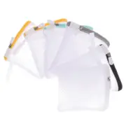 6 Pcs Foldable Laundry Bags Washing Machine Set Baby Shopping Mesh Mini