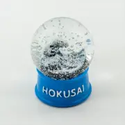 Snow Globes Katsushika Hokusai Kanagawa oki namiura Grass beads 3 in From Japan
