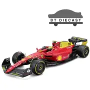BBURAGO FERRARI F1-75 MONZA GP ITALY 2022 1/18 CARLOS SAINZ #55 18-16811 CSMZ