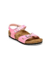 Birkenstock Kids Rio double-strap sandals - Pink