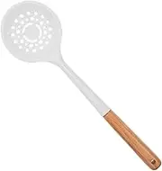 SHOWERORO Silicone Water Filter Spoon Non Stick Skimmer Slotted Spoon for Cooking Fat Skimmer Colander Strainer Kitchen Utensils