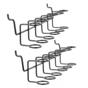 2 Pcs Tool Organizer Grid Wall Pateboard Holder Peg Holders Accessories