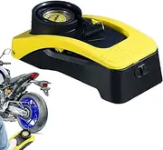Foot Pump, Lightweight Bike Tire Pump with Pressure Gauge, Cycling Accessories, Inflatable Tools for Automobile, Motorcycle, Cycle, Boats