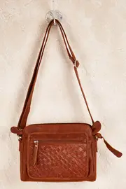 Lattice Multi Section Cross Body Bag--HOLLR-HR103