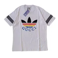 在飛比找蝦皮購物優惠-古馳 愛迪達 Putih Adidas Gucci 變形白 