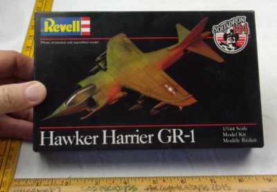 Hawker Harrier GT-1 Revell Model Kit New/Open box 1:144 Vintage