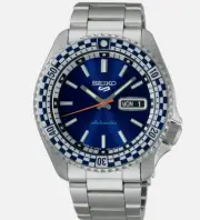 Seiko Men's 5 Sports Special Edition Automatic Sunburst Blue Dial Watch SRPK65