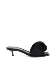 Alexander Mcqueen Silkmade Mules With Adorned Band