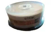 TDK DVD+R 4.7GB 8X Speed 25 Pack New & Sealed