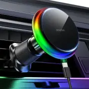 for Magsafe Car Mount Charger - Car Vent Accessories, 15W Wireless Car Charge...