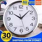 Wall Clock Quartz Round Square Wall Clock Silent Non-Ticking 12 Inch
