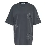 [MSGM] Floral Ajour Embroidery Tee