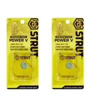 2 Turkey Mouth Call HS Strut® "Power V" Premium Flex™ 4 Reed Cutts/Clucks/Purrs