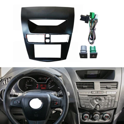Car Stereo Radio Fascia Dash Frame Trim 2DIN For Mazda BT-50 2012-2015