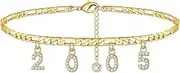 [BABESA] Bracelets,Bracelet Jewellery,Anklet String Charm,Stainless Steel Bracelet Anklets Feet Filled of Women's Anklets with Personalized Jewelr Birth Beach Year Anklet Elephant Bracelet (Color : F)