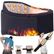 Back Support Magnetic Belt Brace Self Heating Lumbar Lower Waist Belt Men Women