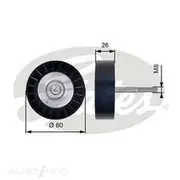 Gates Idler Pulley - 36399