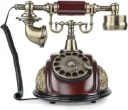 Classic Vintage Antique Old Fashion Telephone Set for Home & Office Decor Gift