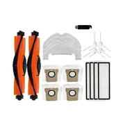 For Vacuum X10 Robot Vacuum Cleaner Main Side Brush Hepa Filter Mop Cloth Dust Bag Replacement Spar